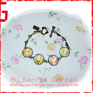 Lady Oscar ( The Rose of Versailles ) ベルサイユのばら anime Cabochon Bronze Bracelet 